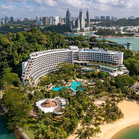 Shangri-La Rasa Sentosa, Singapore Singapura Exterior foto Aerial view of the resort